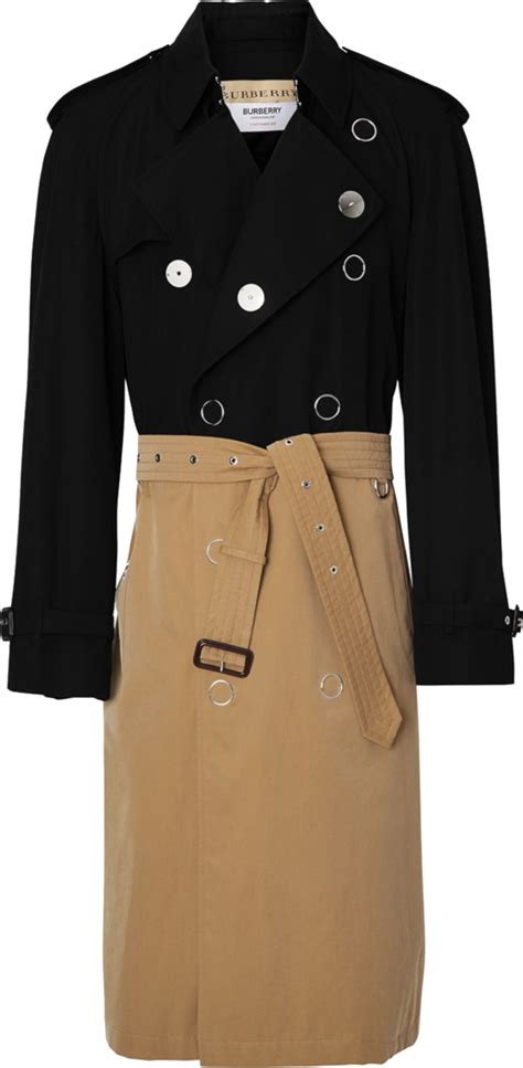 burberry split trench